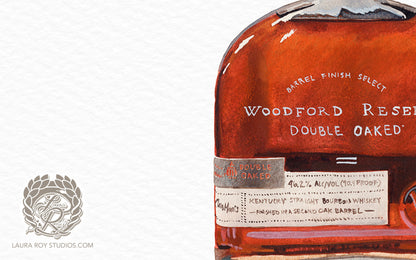 Woodford Reserve Double-Oaked Watercolor | Giclée Print