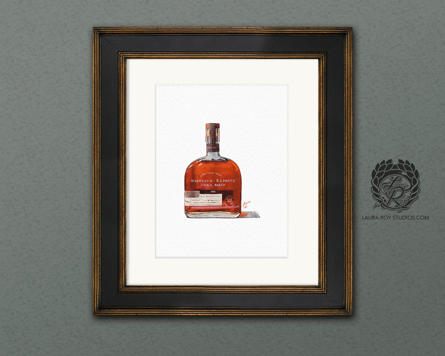 Woodford Reserve Double-Oaked Watercolor | Giclée Print