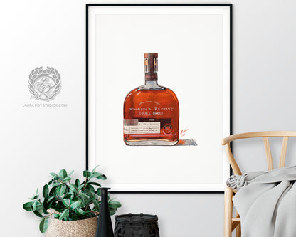 Woodford Reserve Double-Oaked Watercolor | Giclée Print