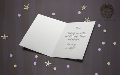 Personalized Challah Greeting Card: Jewish Holiday, Shabbat, Mazel Tov & Celebration Card