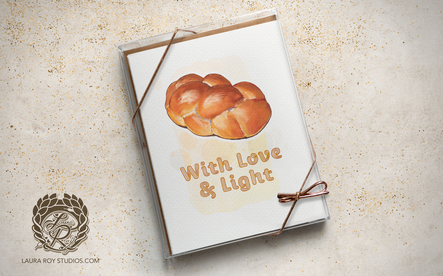 Personalized Challah Greeting Card: Jewish Holiday, Shabbat, Mazel Tov & Celebration Card