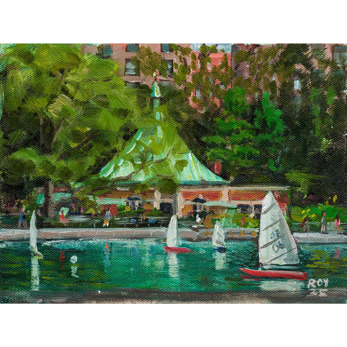 Sailboats at Conversatory Waters