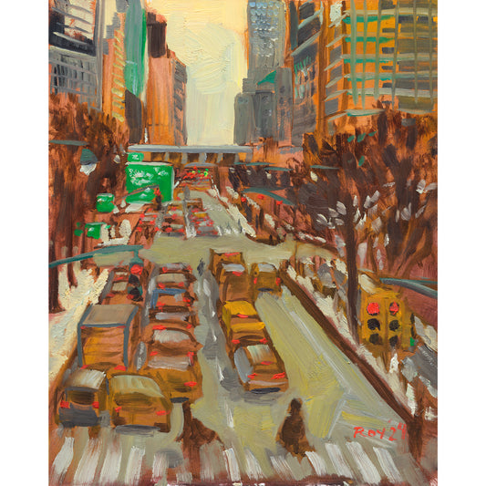 Rush Hour as the Snow Melts