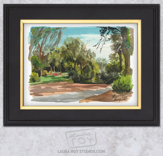 Bok Tower Gardens Watercolor | Giclée Print