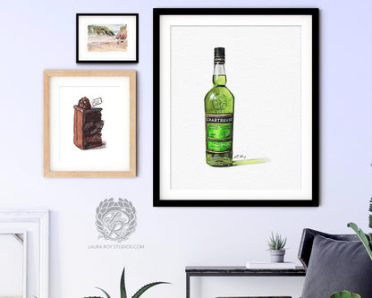 Chartreuse Watercolor | Giclée Print - LauraRoyArt