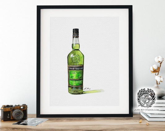 Chartreuse Watercolor | Giclée Print - LauraRoyArt