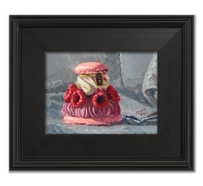 Raspberry Macaron