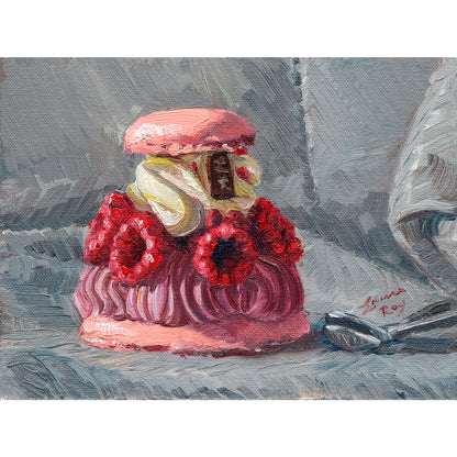 Raspberry Macaron