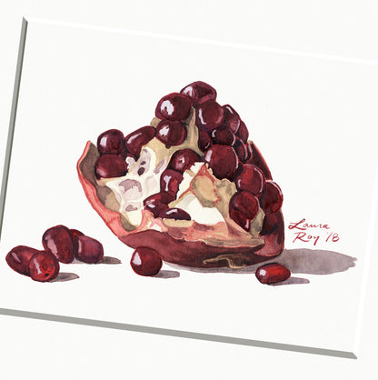 Pomegranate Watercolor | Giclée Print