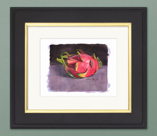 Dragon Fruit Watercolor | Giclée Print
