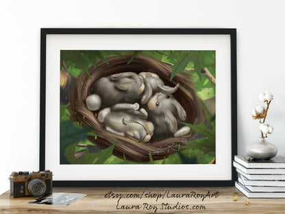 Bunny Nest | Giclée Print