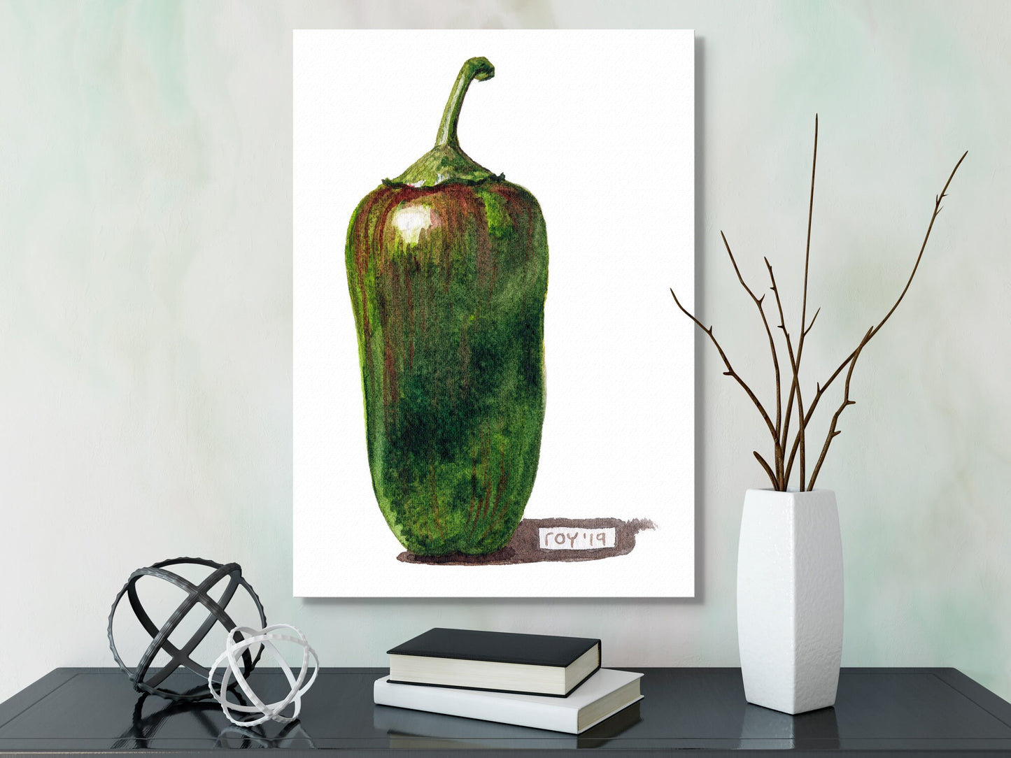 Chili Pepper Watercolor | Giclée Print