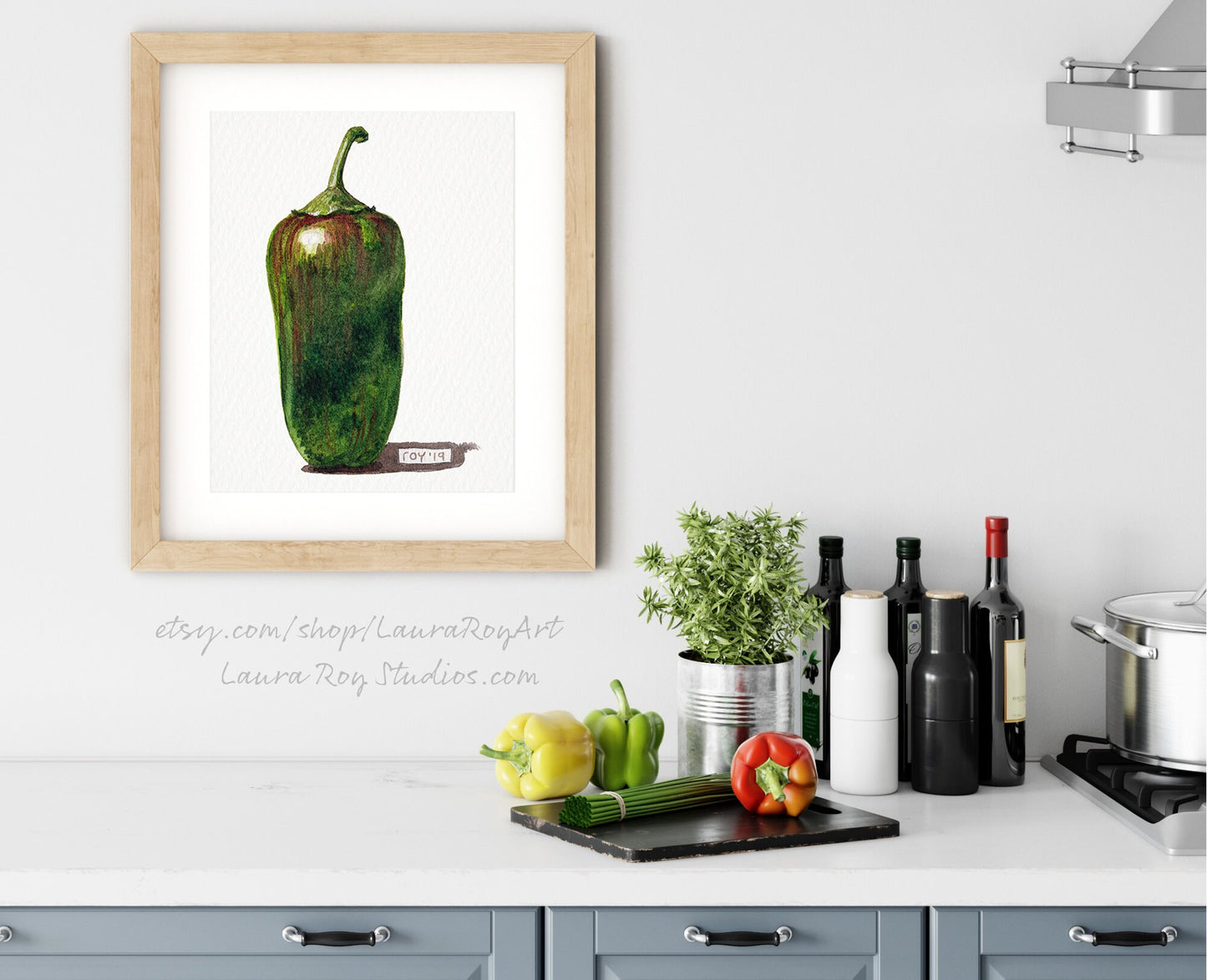 Chili Pepper Watercolor | Giclée Print