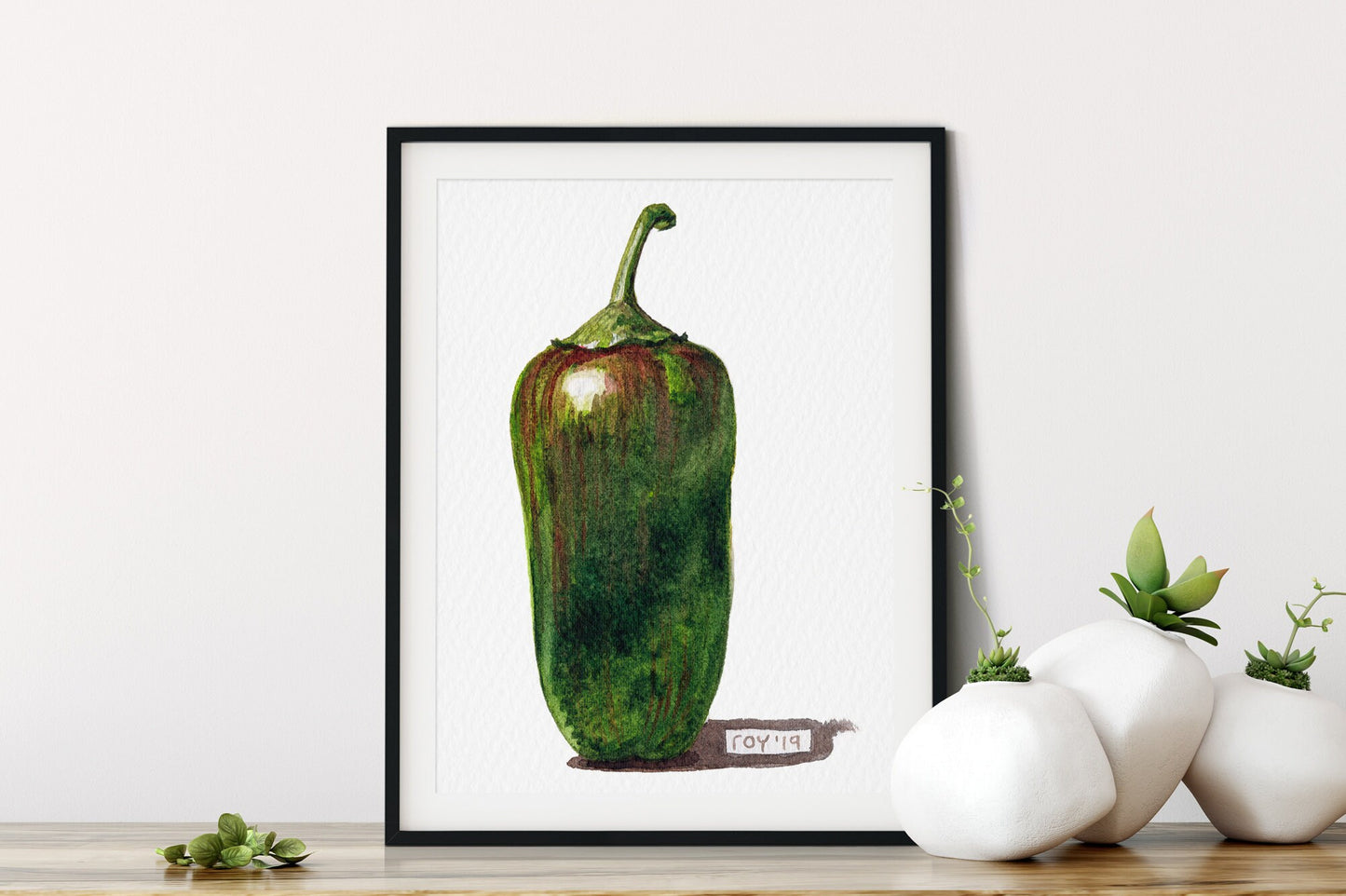 Chili Pepper Watercolor | Giclée Print