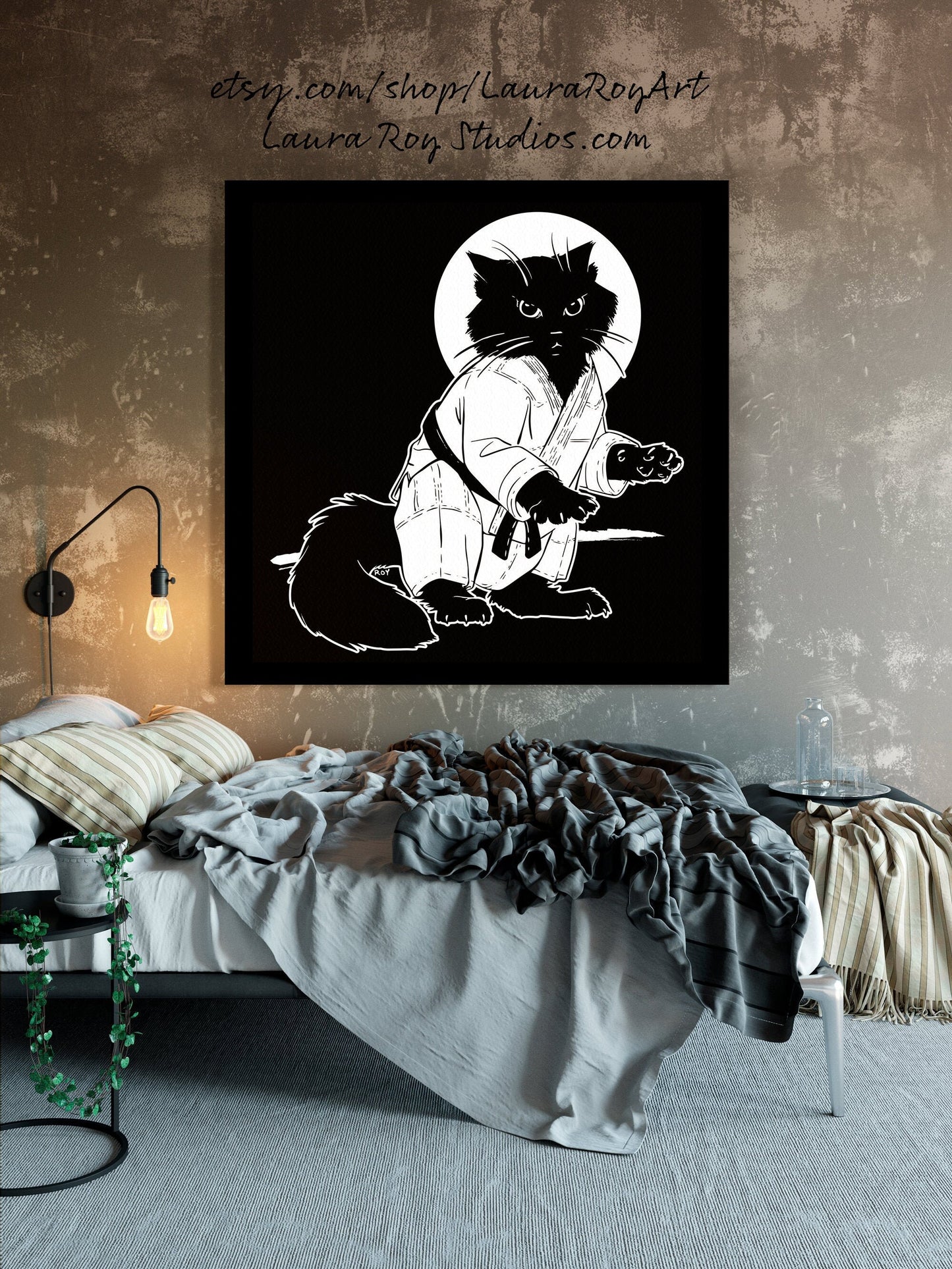 Jiu Jitsu Kitten |Giclée Print