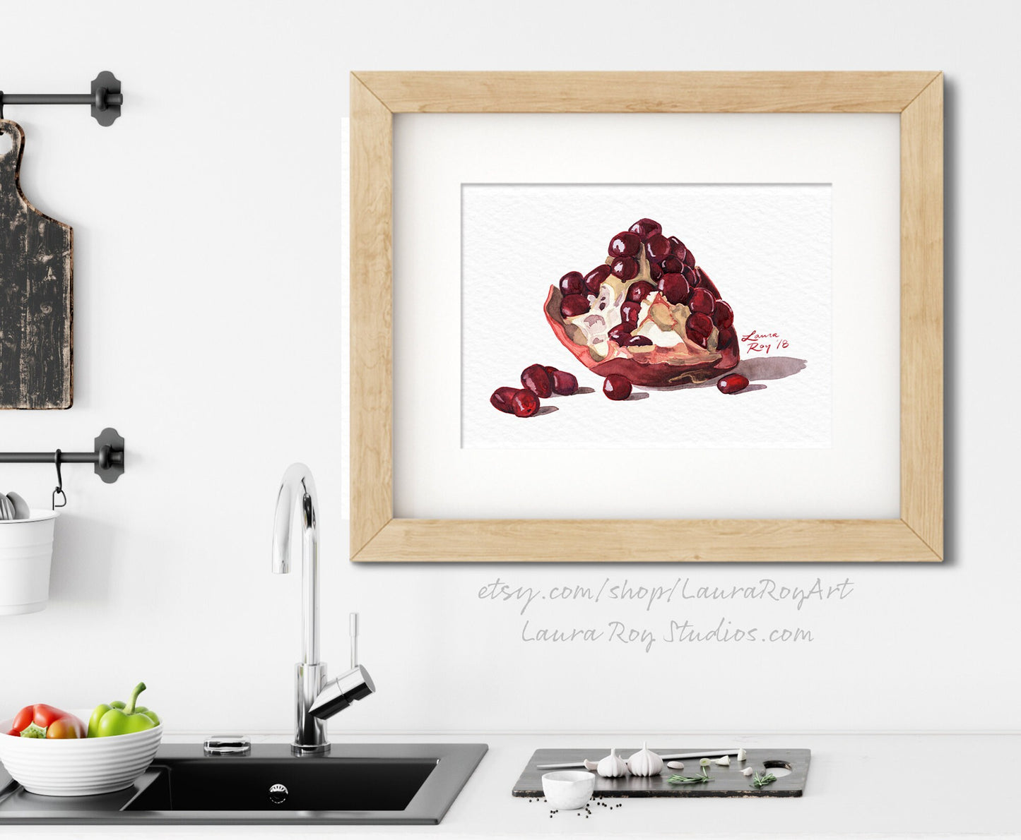 Pomegranate Watercolor Giclée Print