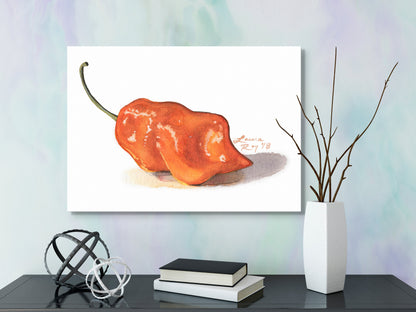 Habanero Watercolor | Giclée Print