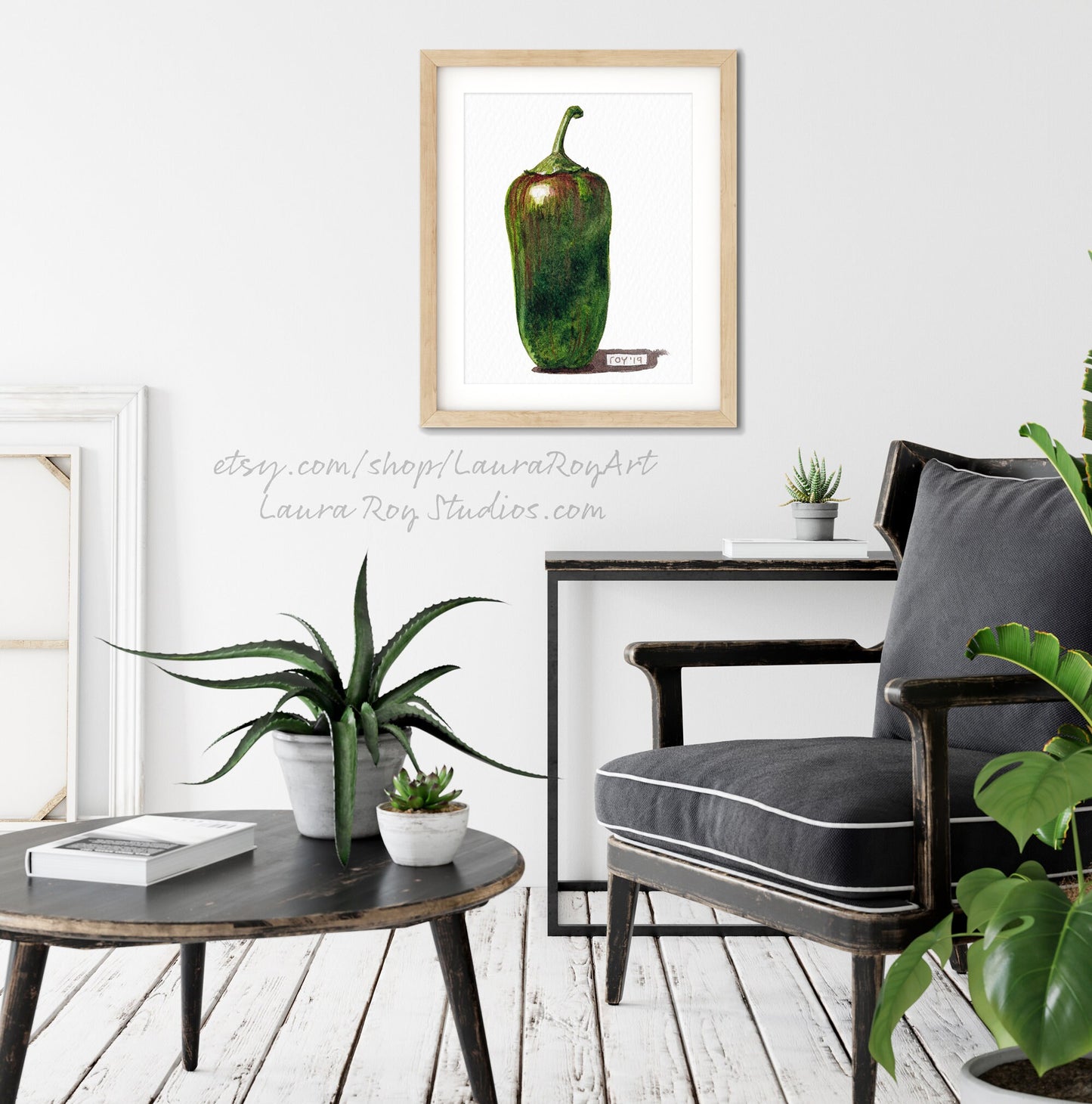 Chili Pepper Watercolor | Giclée Print