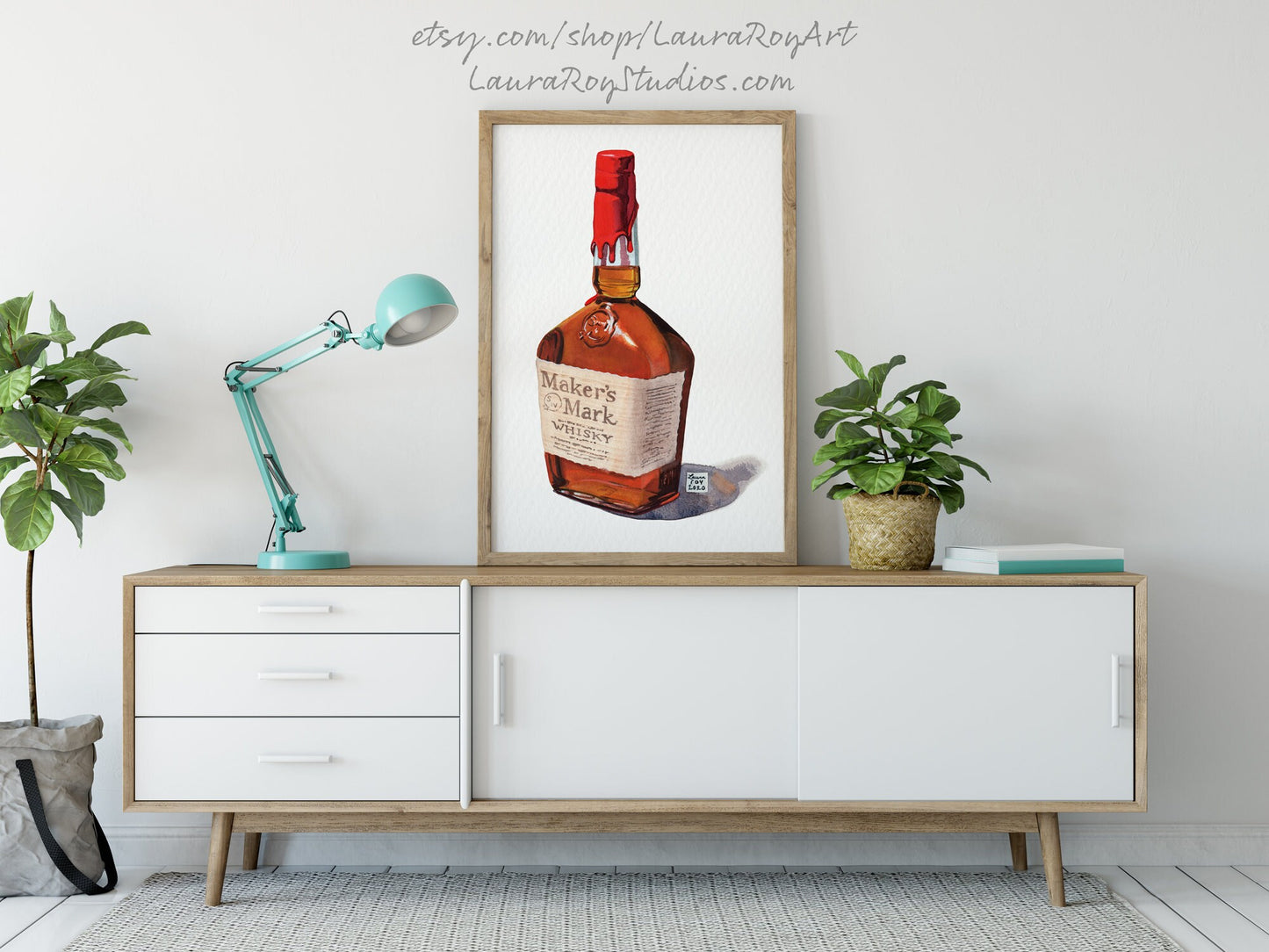 Maker's Mark Watercolor | Giclée Print