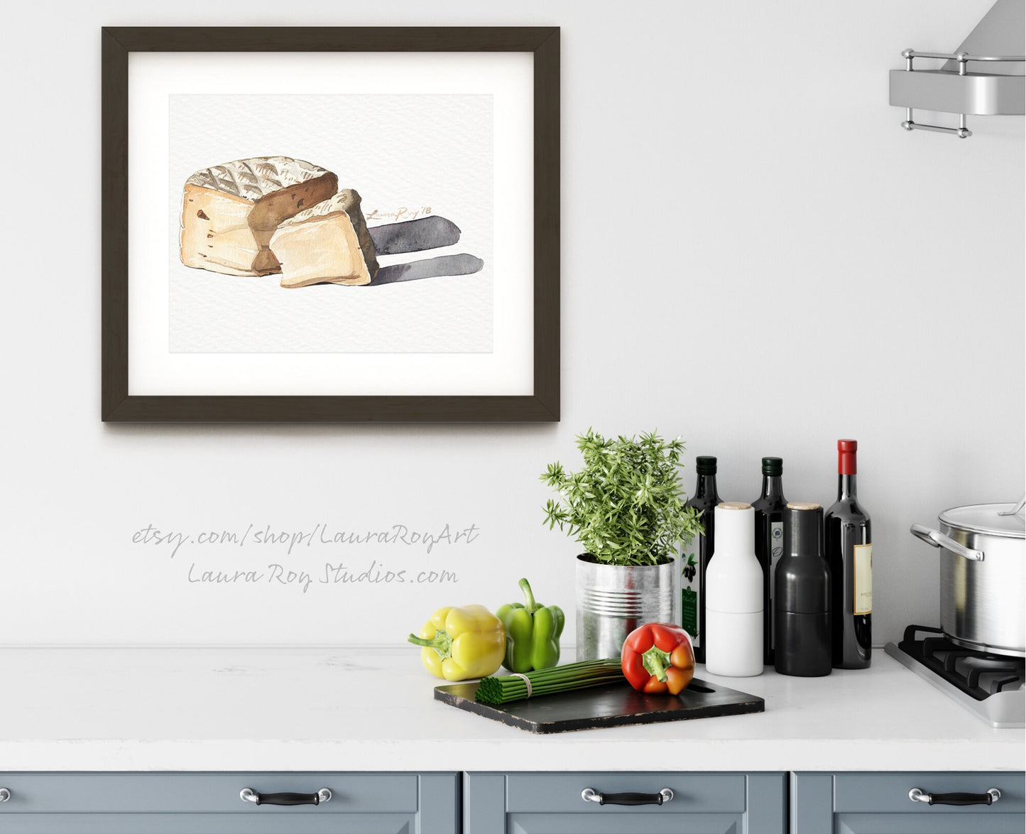 Triple Cème Soft Cheese Watercolor | Giclée Print