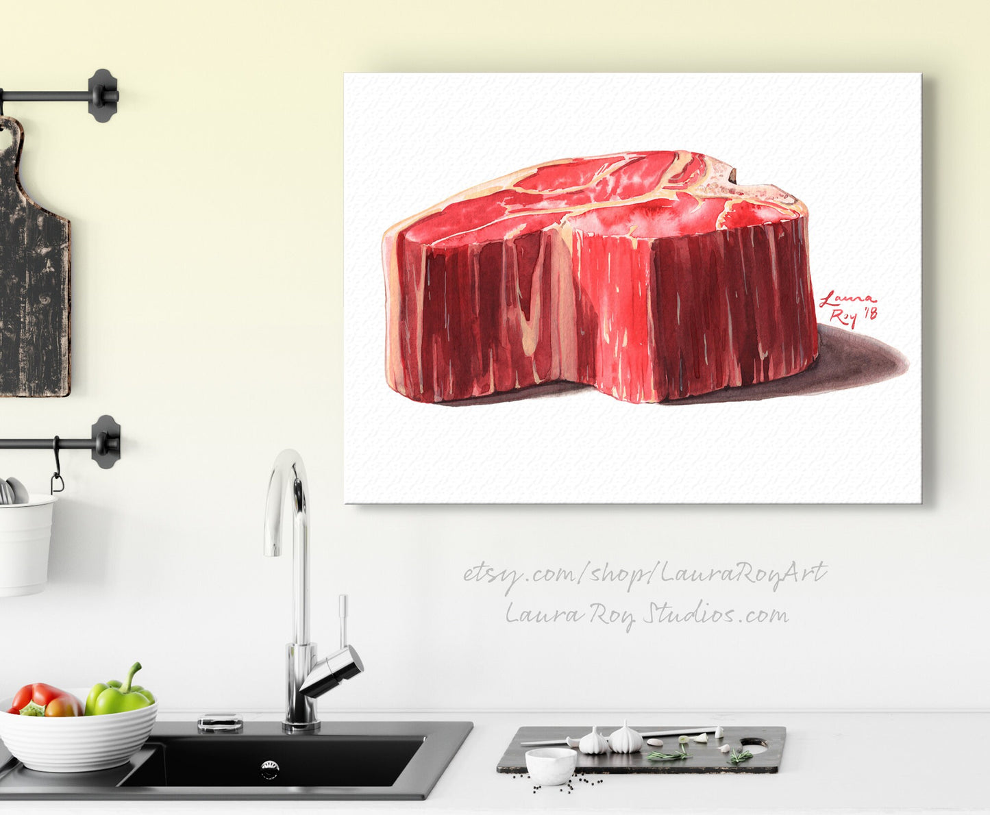 Porterhouse  Watercolor | Giclée Print