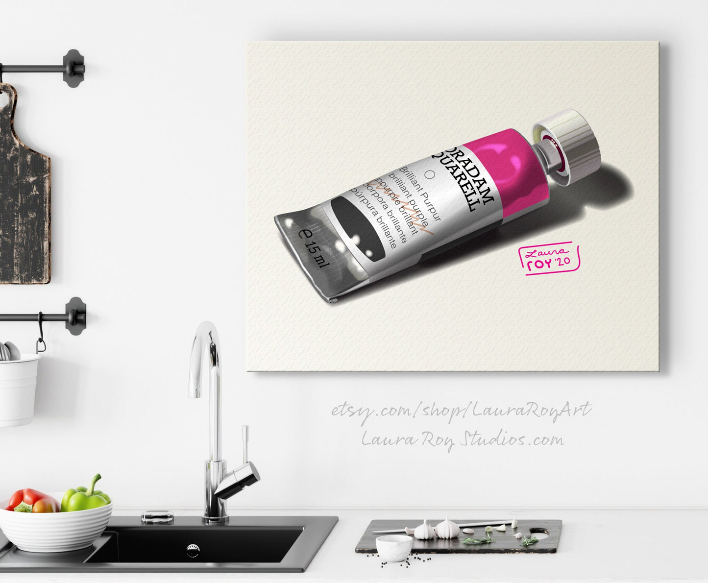 Magenta Paint Tube | Giclée Print