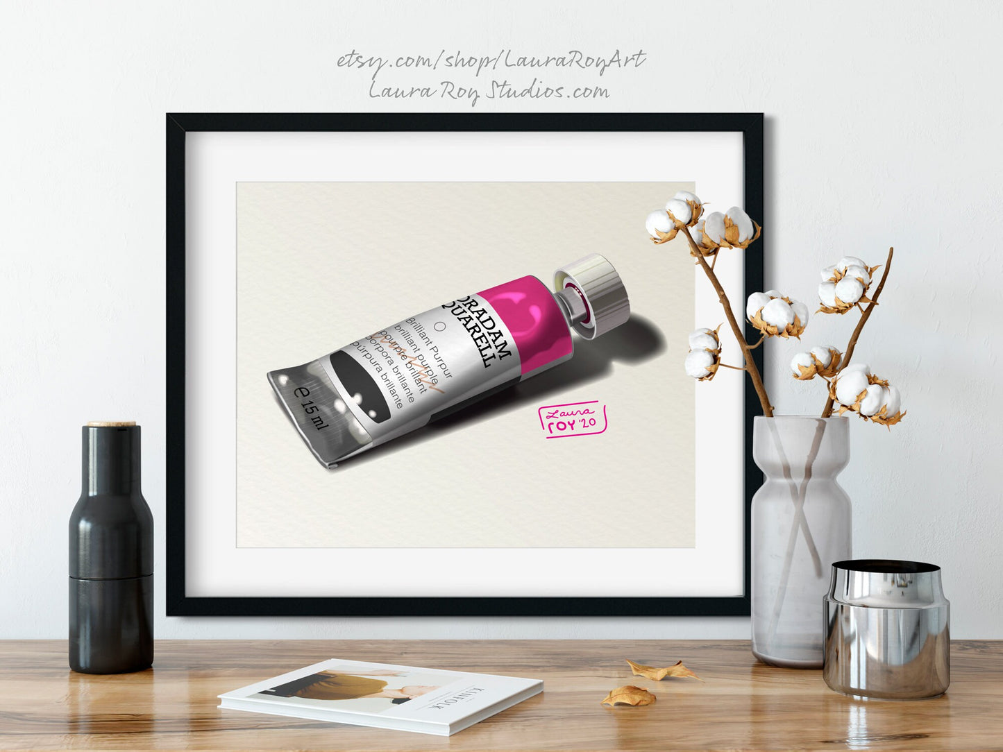 Magenta Paint Tube | Giclée Print