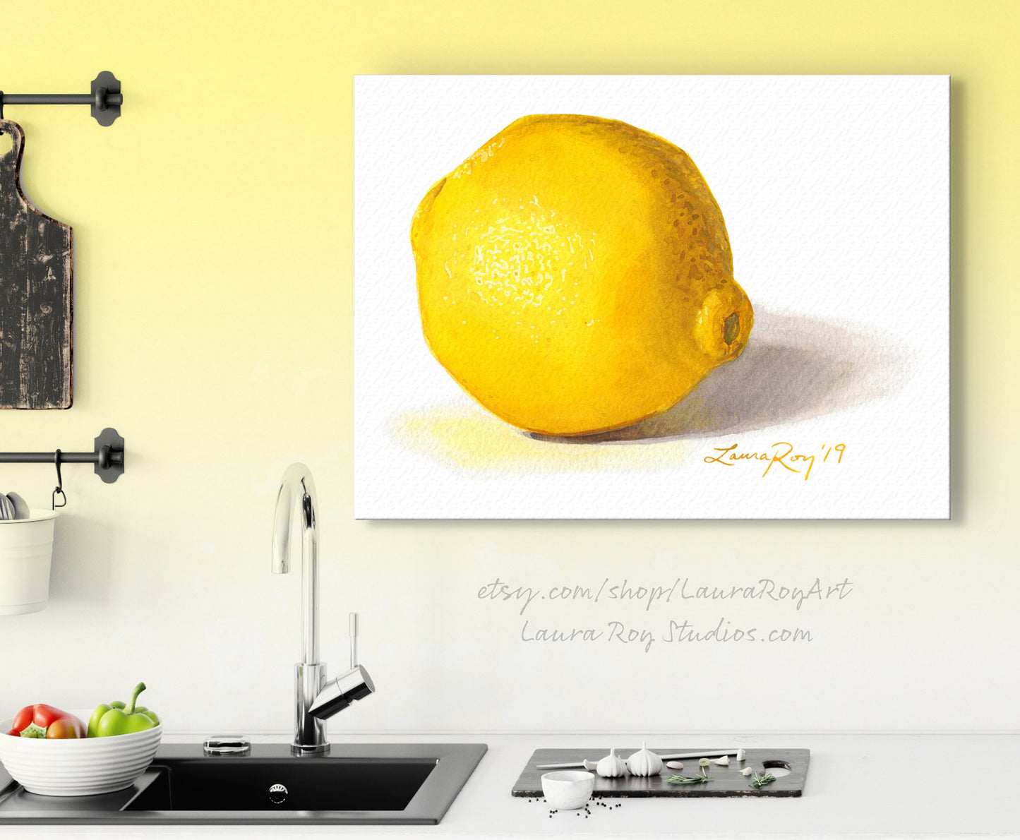 Lemon Watercolor | Giclée Print