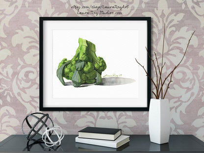 Cabbages (Set of 4) Watercolors | Giclée Prints