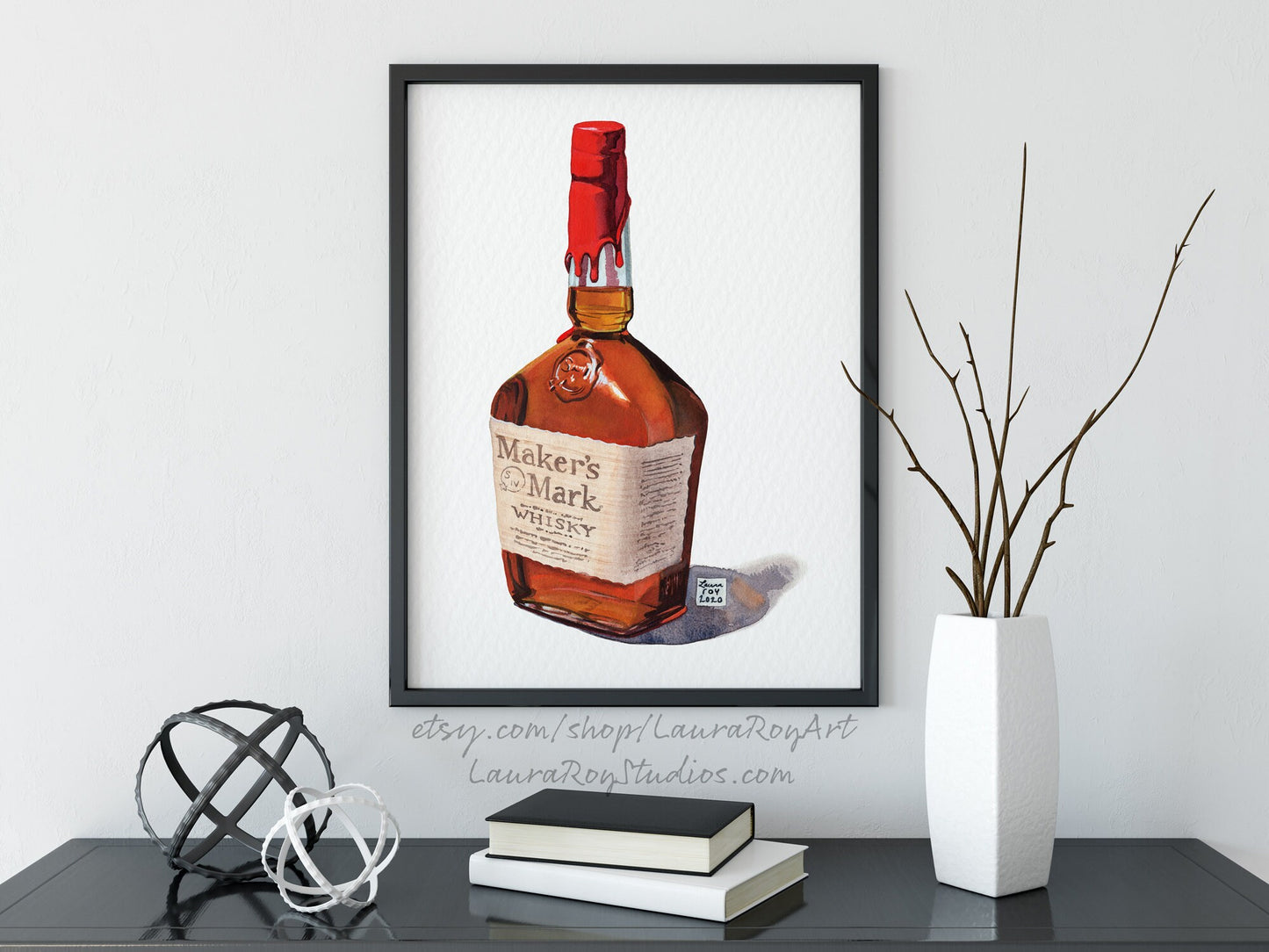 Maker's Mark Watercolor | Giclée Print