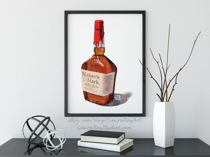 Maker's Mark Watercolor | Giclée Print