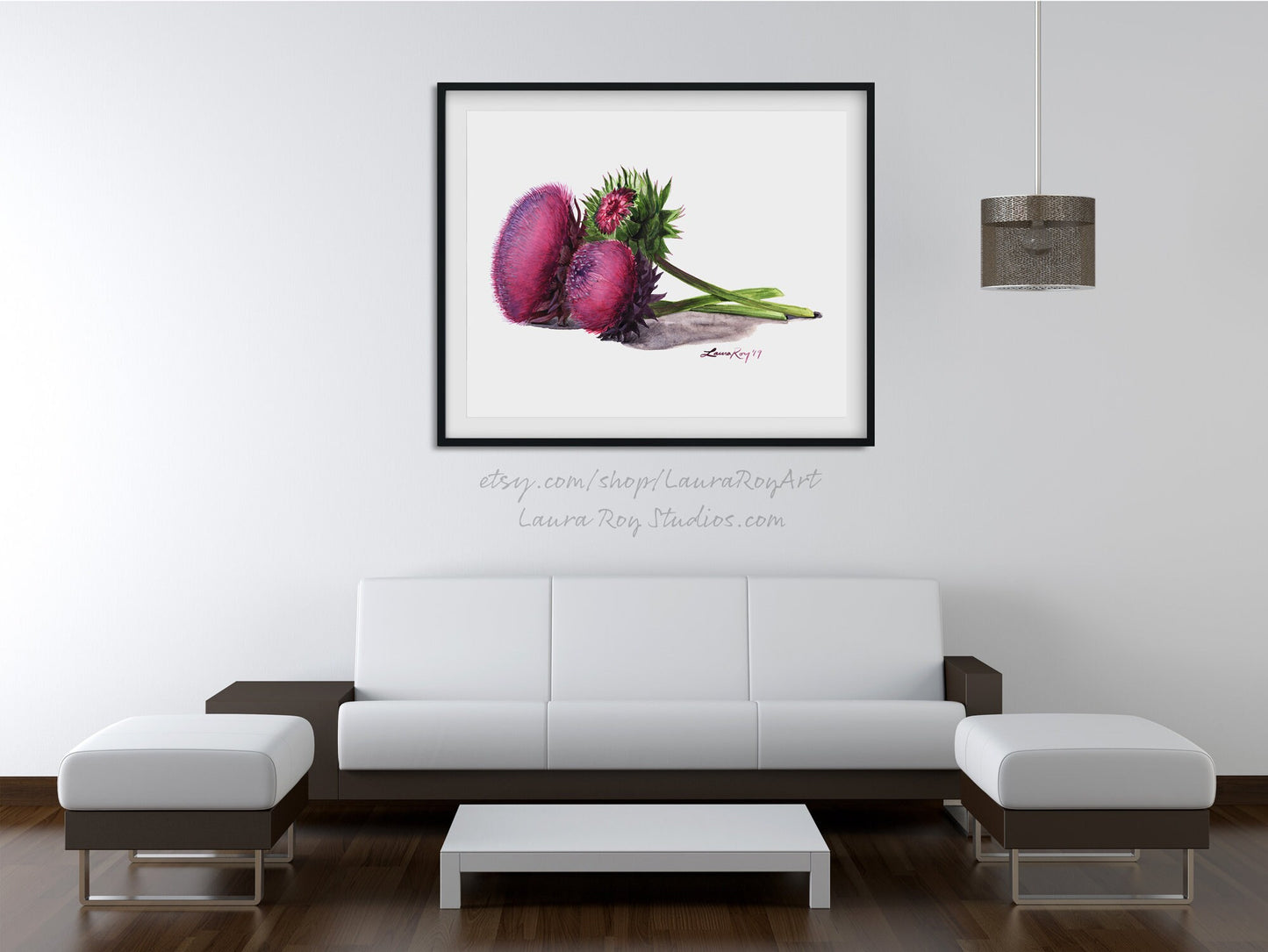 Thistle Watercolor | Giclée Print