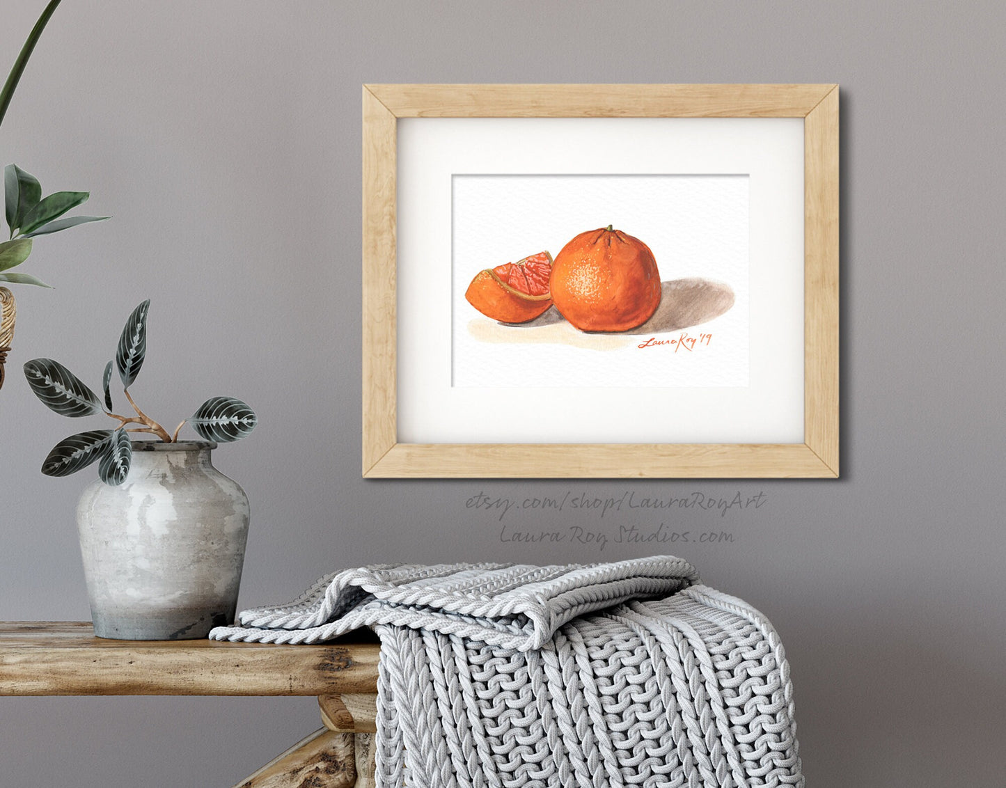 Tangerine Watercolor | Giclée Print