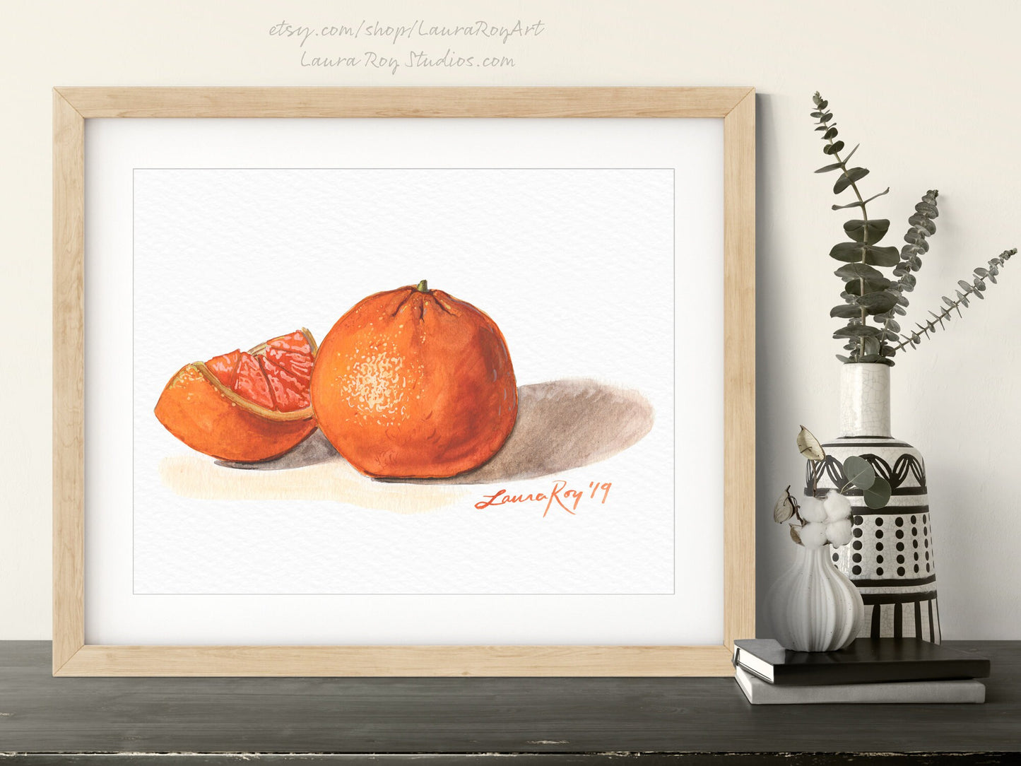 Tangerine Watercolor | Giclée Print