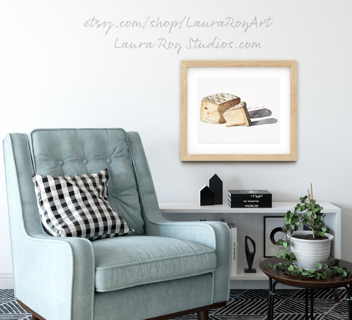 Triple Cème Soft Cheese Watercolor | Giclée Print