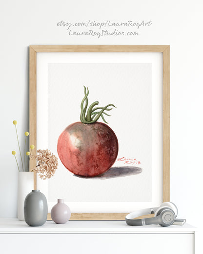 Heirloom Cherry Tomato Watercolor | Giclée Print