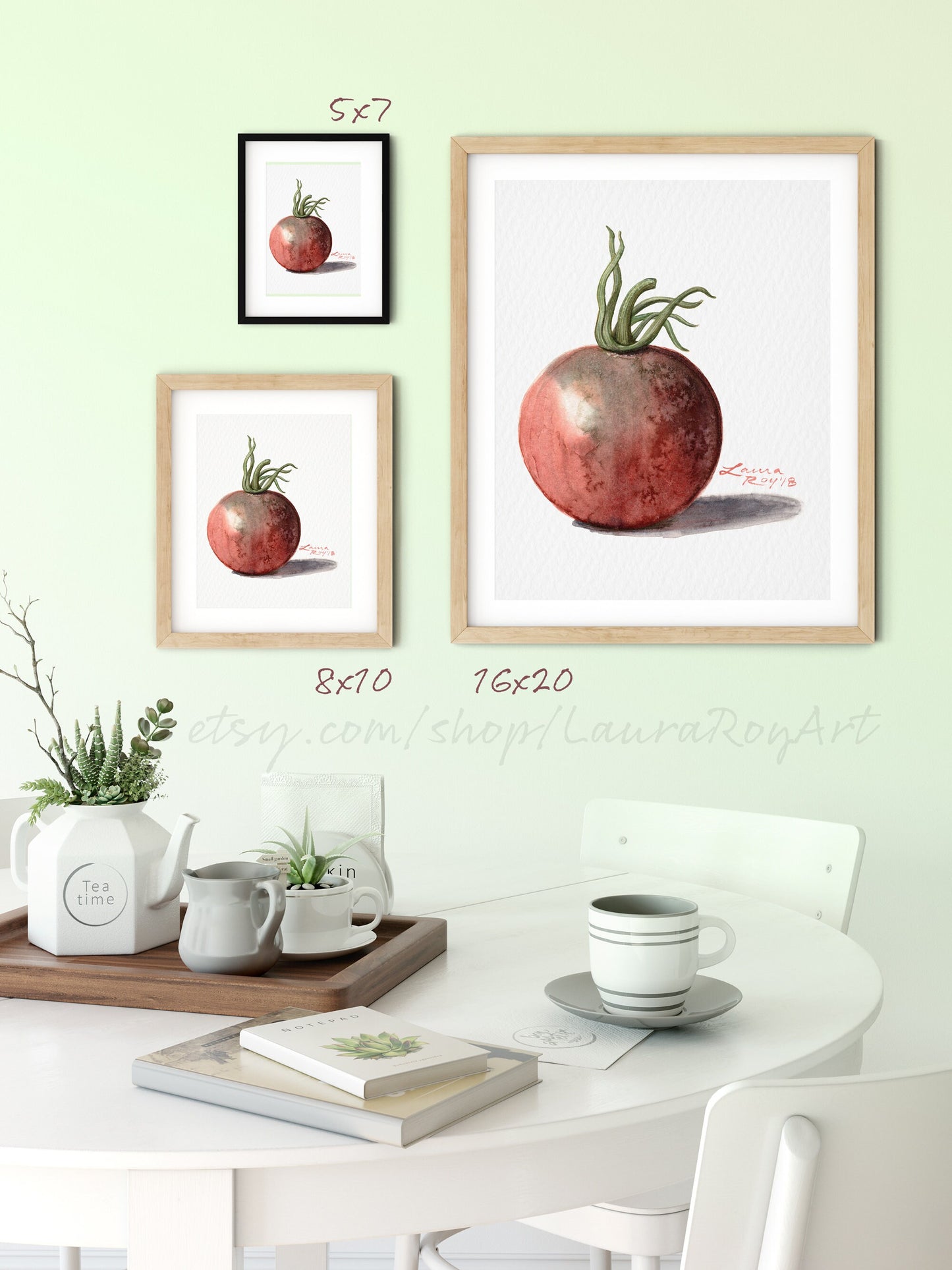 Heirloom Cherry Tomato Watercolor | Giclée Print