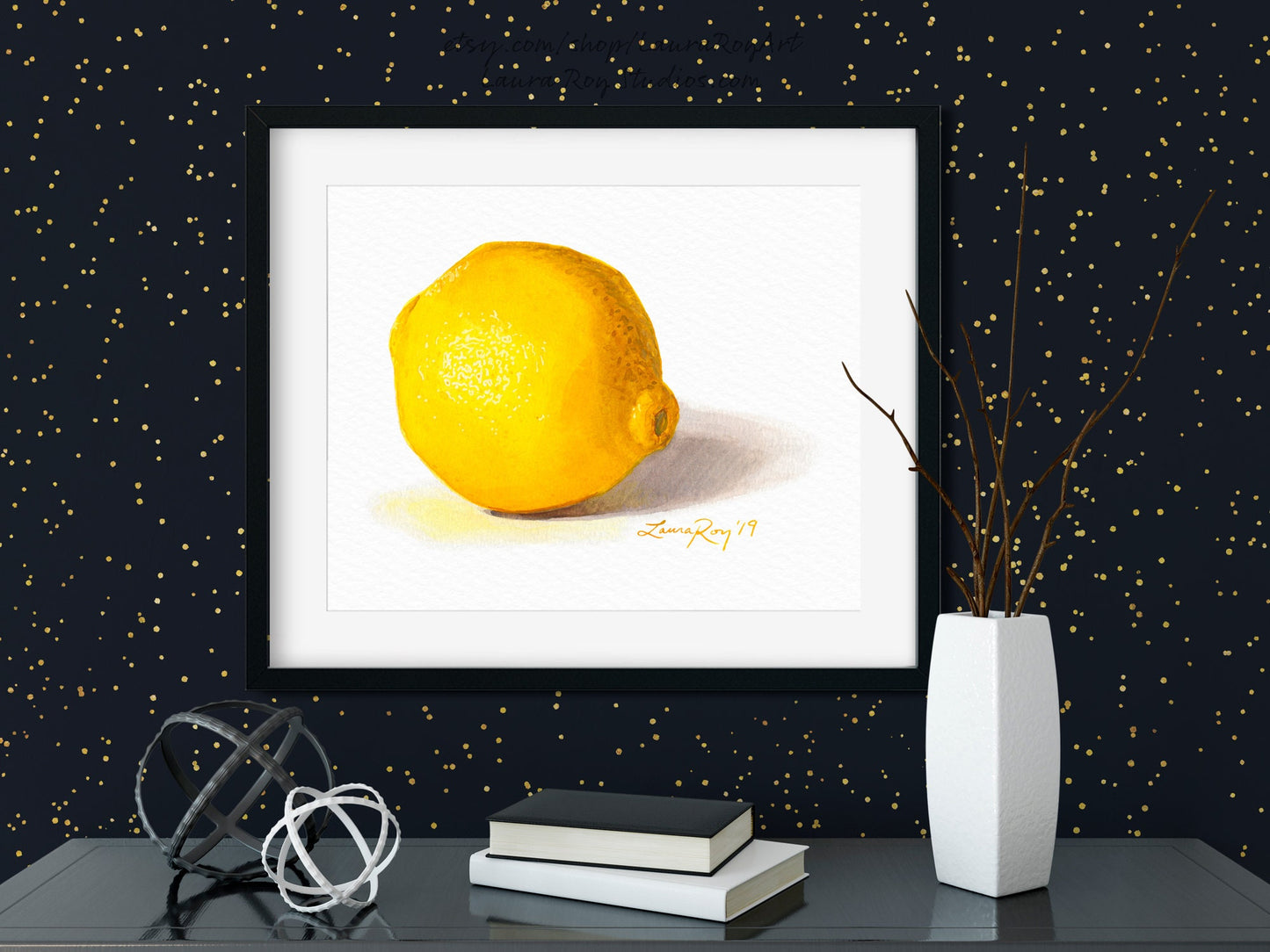 Lemon Watercolor | Giclée Print