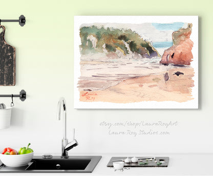 Oregon Coast Watercolor | Giclée Print