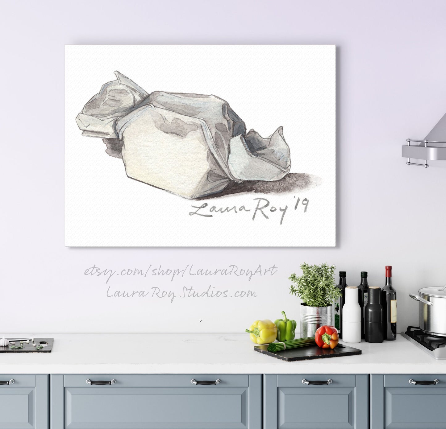 Salt Water Taffy Watercolor | Giclée Print