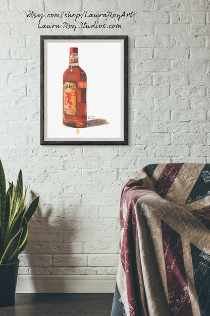 Fireball Watercolor | Giclée Print