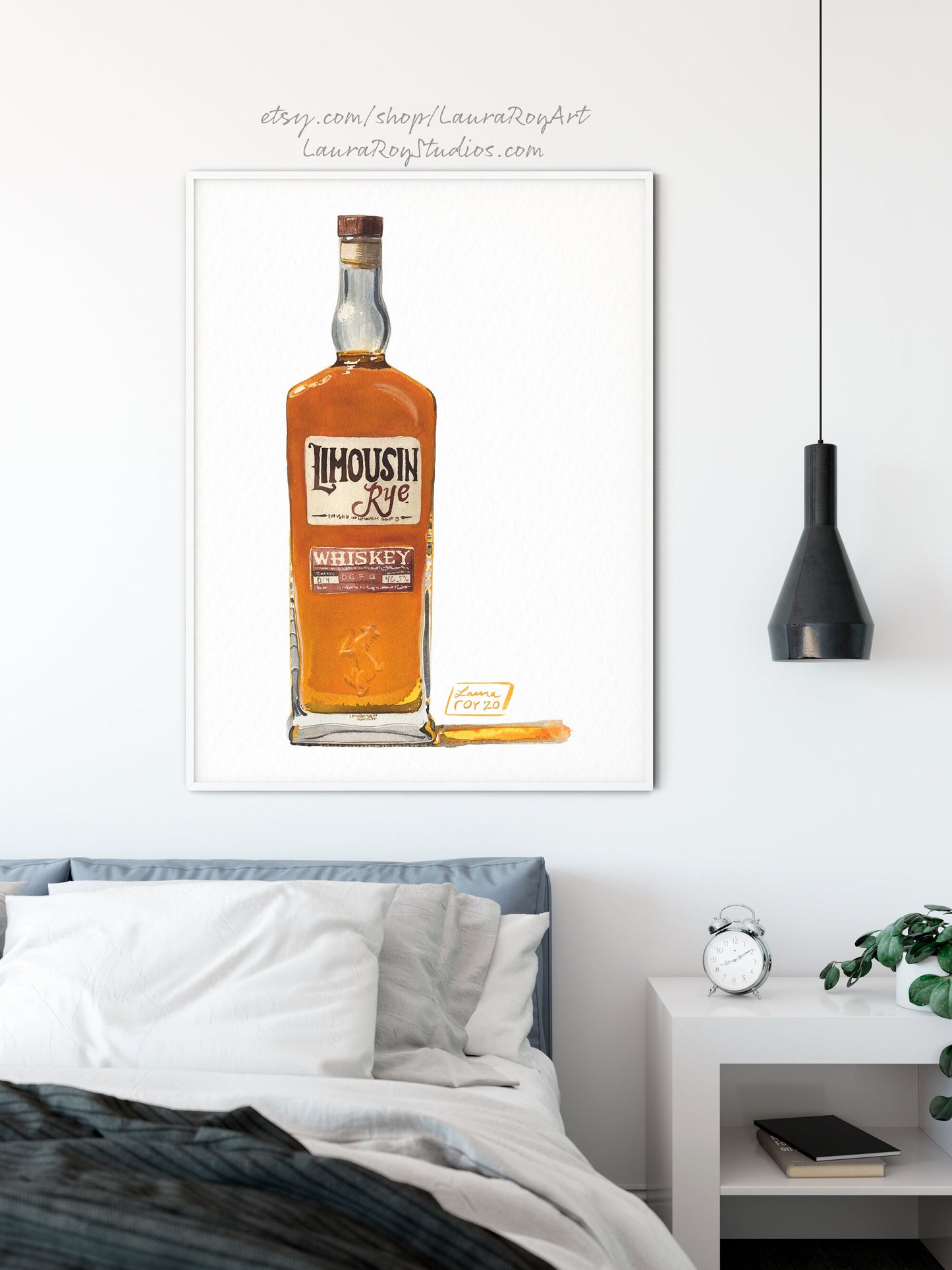 Limousin Rye Watercolor | Giclée Print