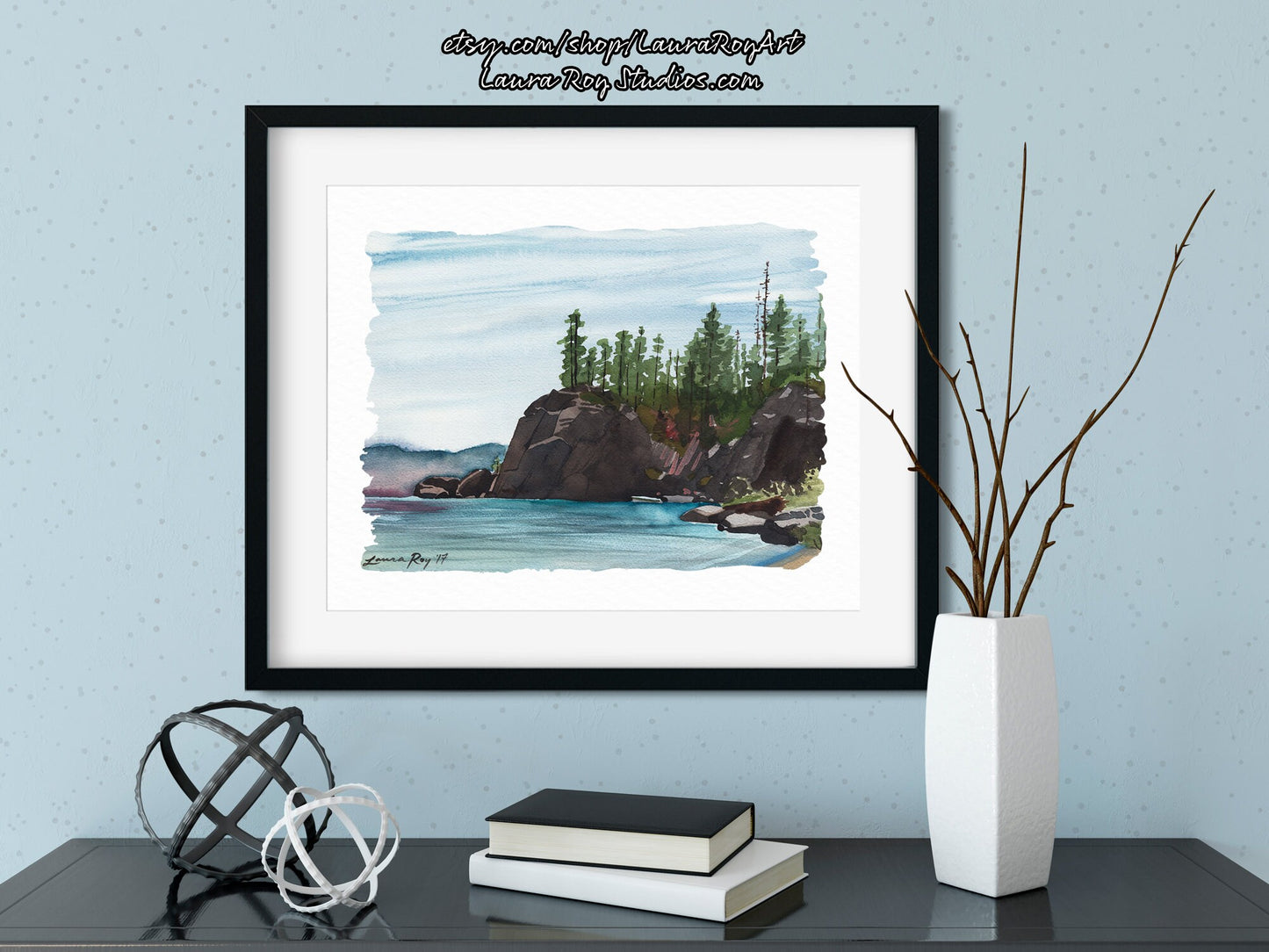 Lake Tahoe D. L. Bliss Watercolor | Giclée Print