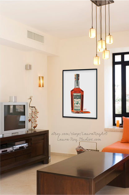 Pikesville Rye Watercolor | Giclée Print