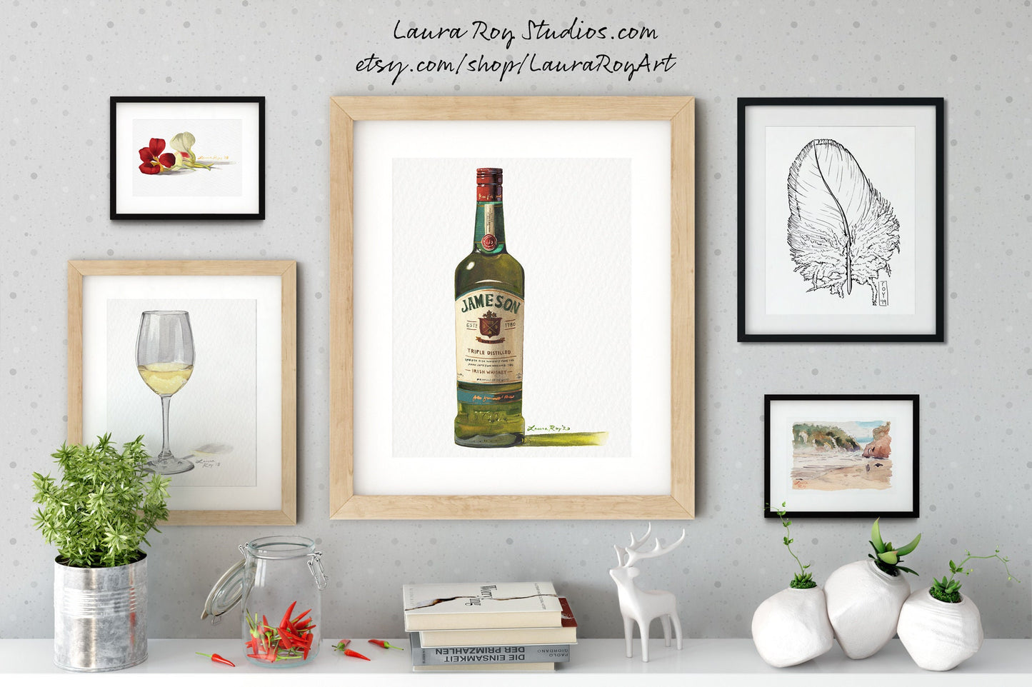 Jameson Watercolor | Giclée Print