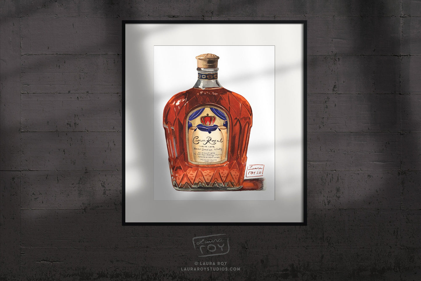 Crown Royal Watercolor | Giclée Print
