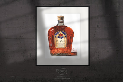 Crown Royal Watercolor | Giclée Print