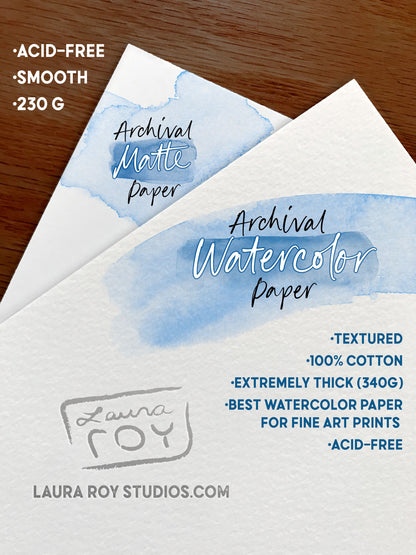 Salt Water Taffy Watercolor | Giclée Print