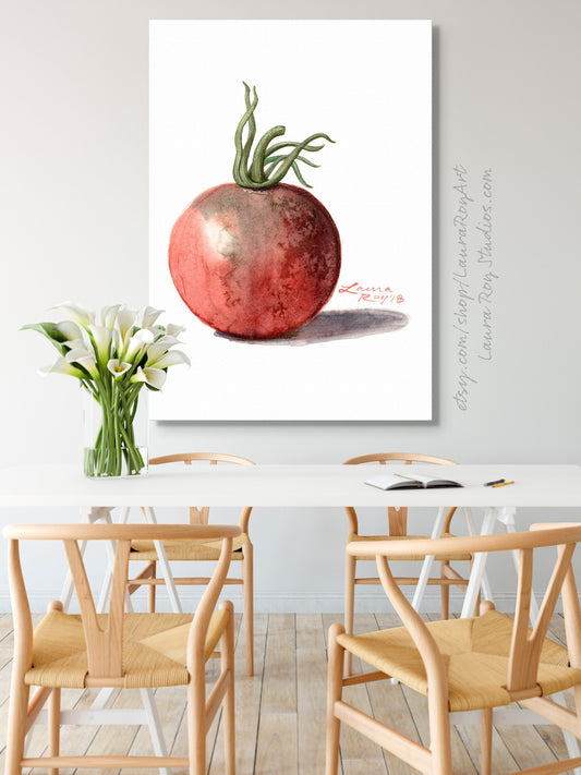 Heirloom Cherry Tomato Watercolor | Giclée Print
