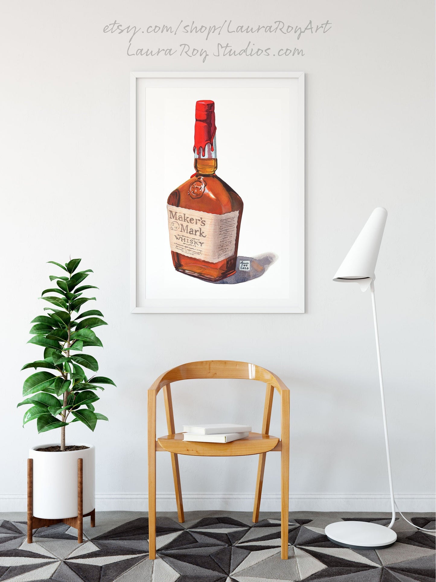 Maker's Mark Watercolor | Giclée Print